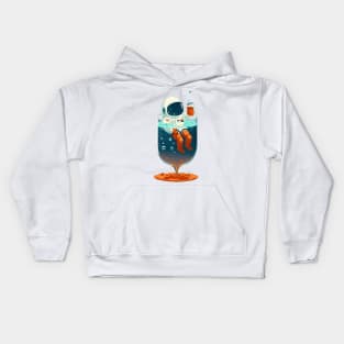 Astronaut in a glass Kids Hoodie